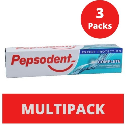Pepsodent Expert Protection Complete Toothpaste, 3x140 g (Multipack)